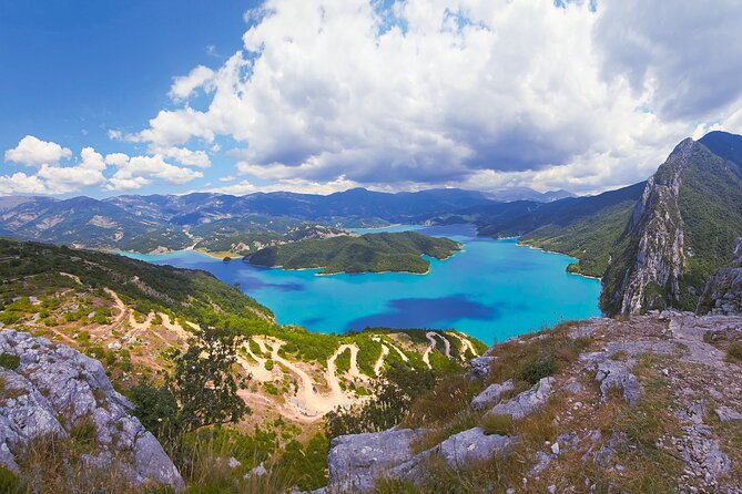 Bovilla Lake And Gamti Mountain Hiking Day Trip From Tirana - The downhill and the restaurant stop below the dam