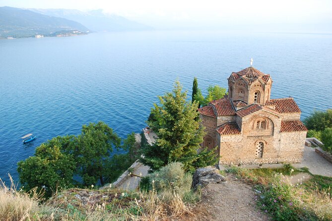 Day tour of Ohrid & St. Naum, N Macedonia from Tirana - Bay of the Bones: quick photos, Late Iron Age lake houses, and a view break