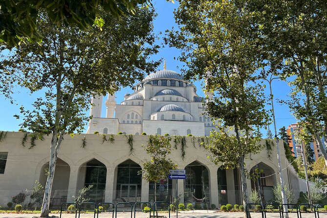 Quick Tour of Tirana - Namazgah Mosque: read the architecture from outside