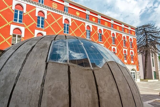 Walking tour of Tirana; History & Culture - Skanderbeg Square: the civic heart with layers of power