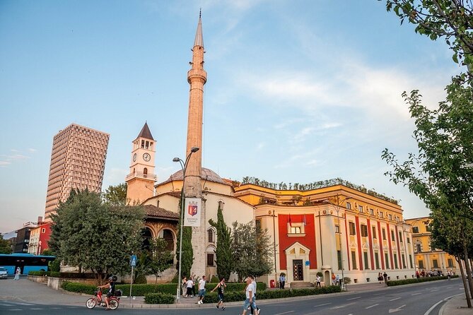 Walking tour of Tirana; History & Culture - Clock Tower and Et’hem Bej Mosque: details you’ll spot better with guidance